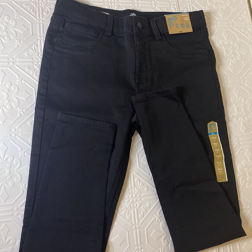 There Abouts Black Jeans Girls/ Size 14.5 Plus
